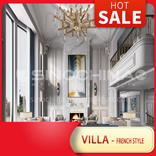 Villa Design-French Style Luxury Villa Design BSR1003